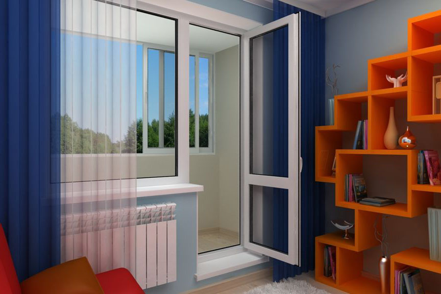 Балконная дерь ПВХ